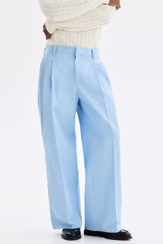 Брюки loose fit в классическом стиле