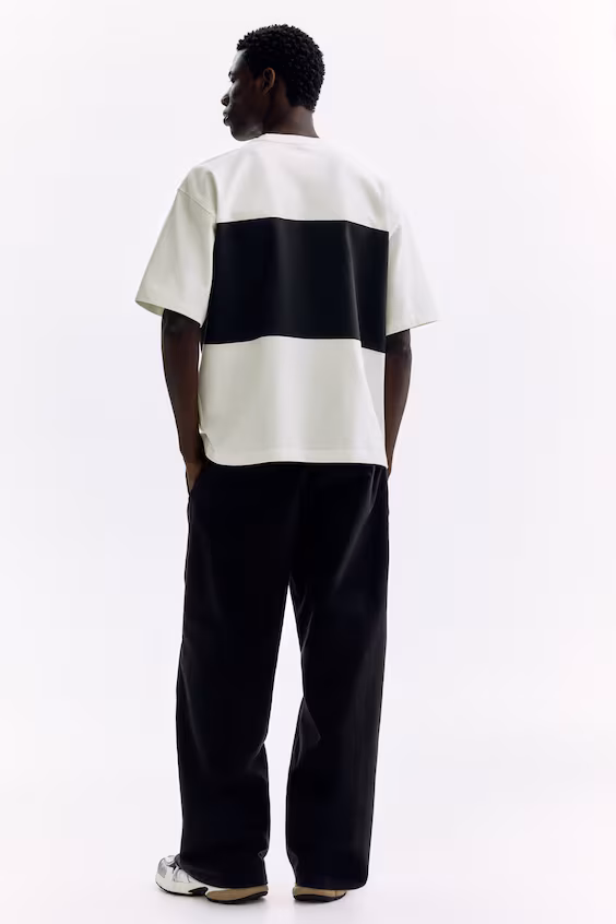 Футболка с принтом oversized fit