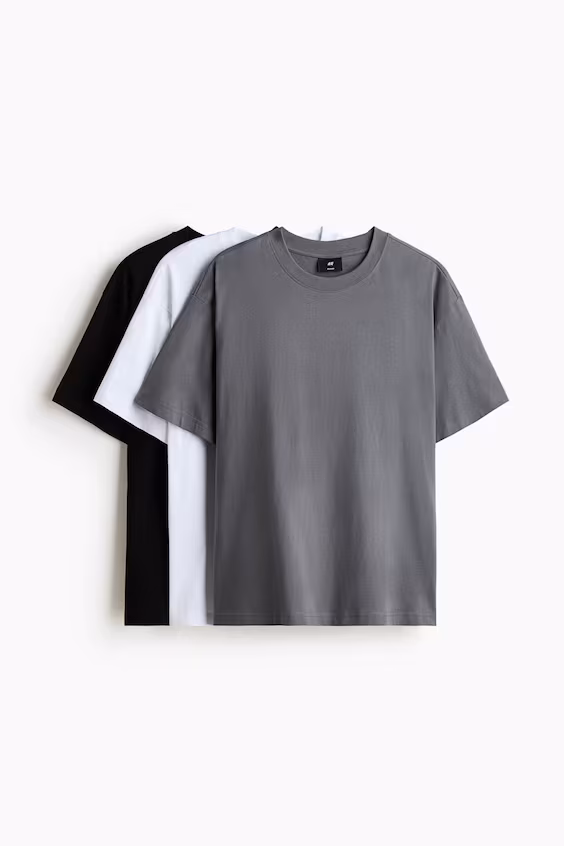 Набор из 3 футболок relaxed fit