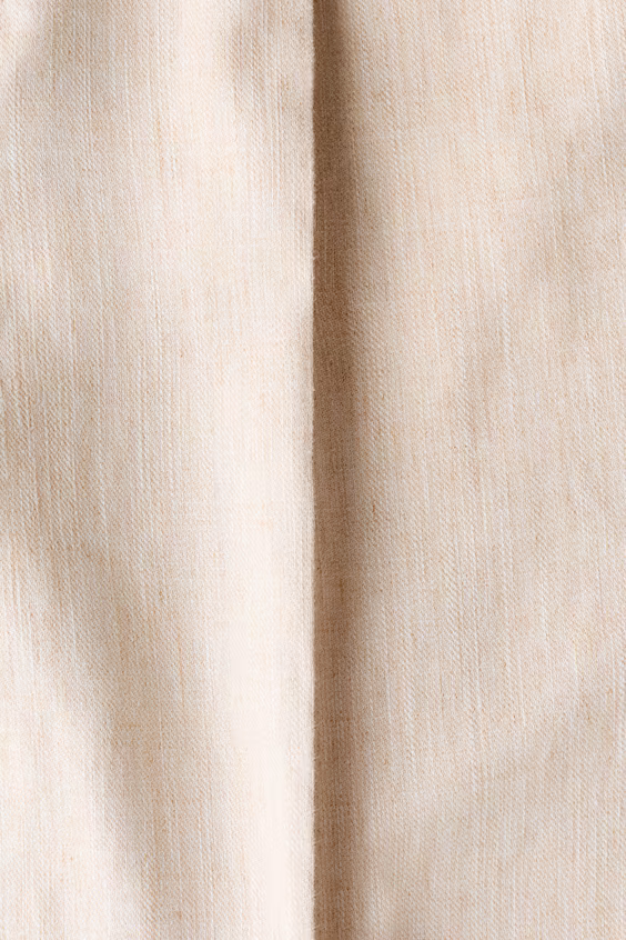 Классические брюки из смесовой льняной ткани regular fit