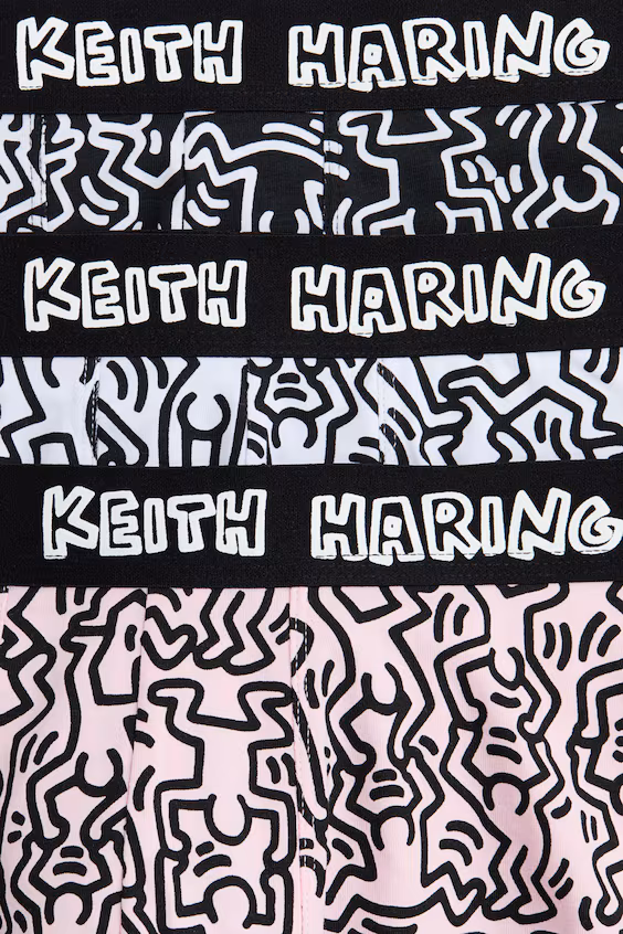 Набор из 3 боксеров из хлопка с узором