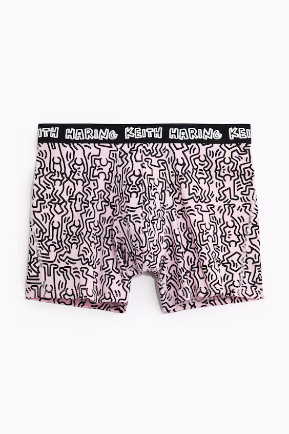 Набор из 3 боксеров из хлопка с узором