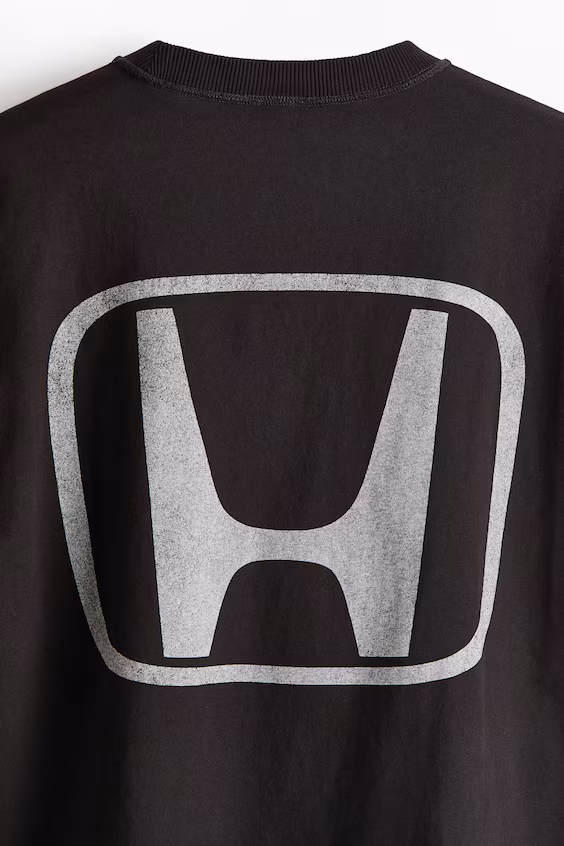 Футболка с принтом свободного кроя