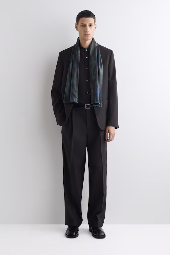 Шелковый платок с рисунком живописи