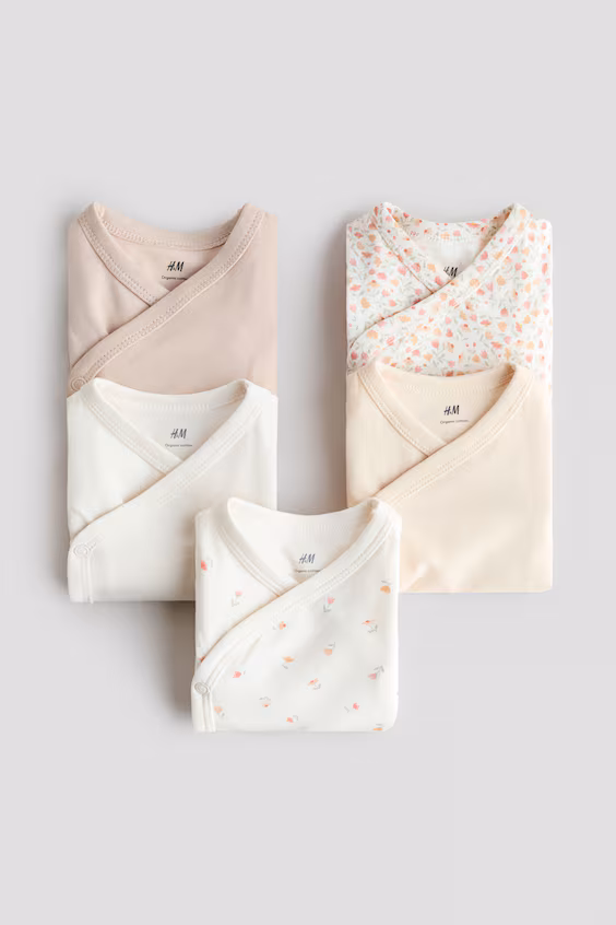 Набор из 5 боди из хлопка