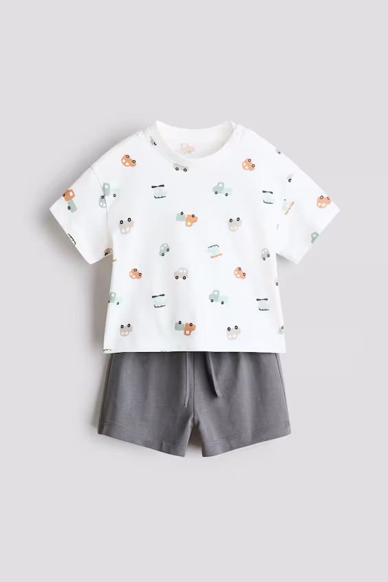 Набор из 2 хлопковых предметов одежды