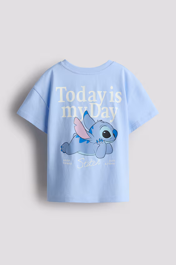 Набор из 2 хлопковых костюмов с принтом