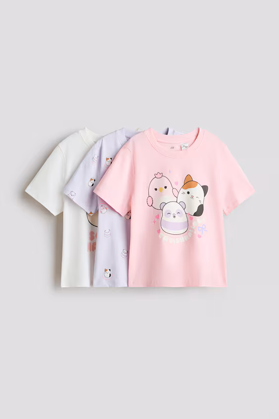 Набор из 3-х майок с принтом