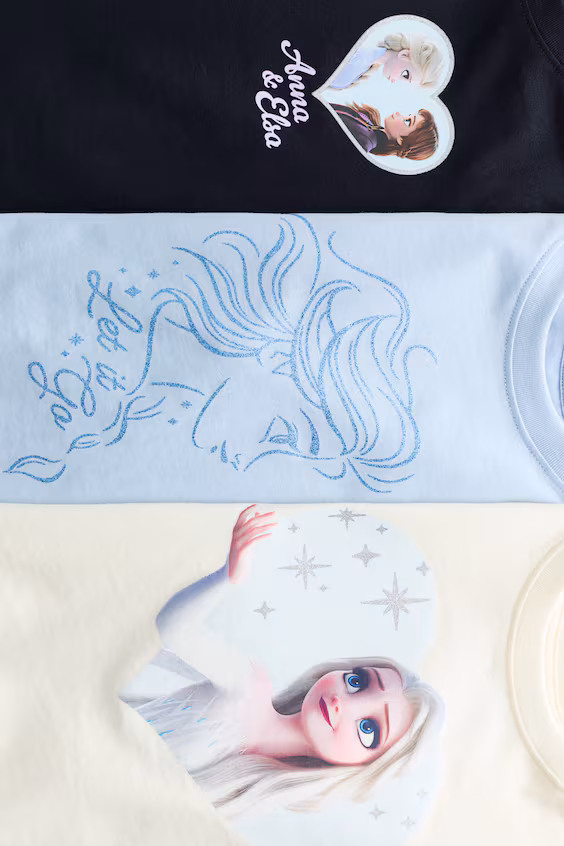 Набор из 3-х майок с принтом