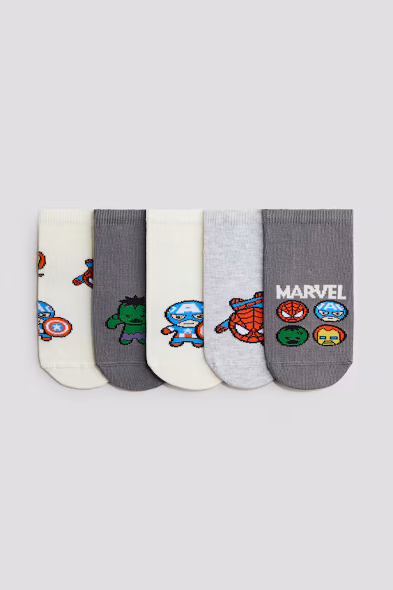 Набор из 5 пар носков до щиколотки