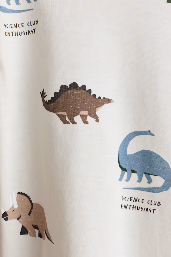 Футболка из хлопка с принтом