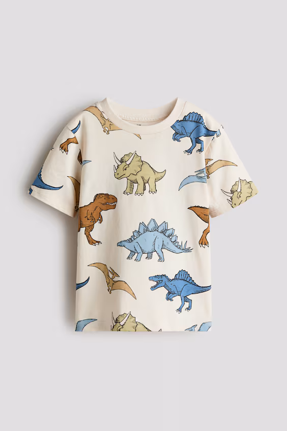 Футболка из хлопка с принтом