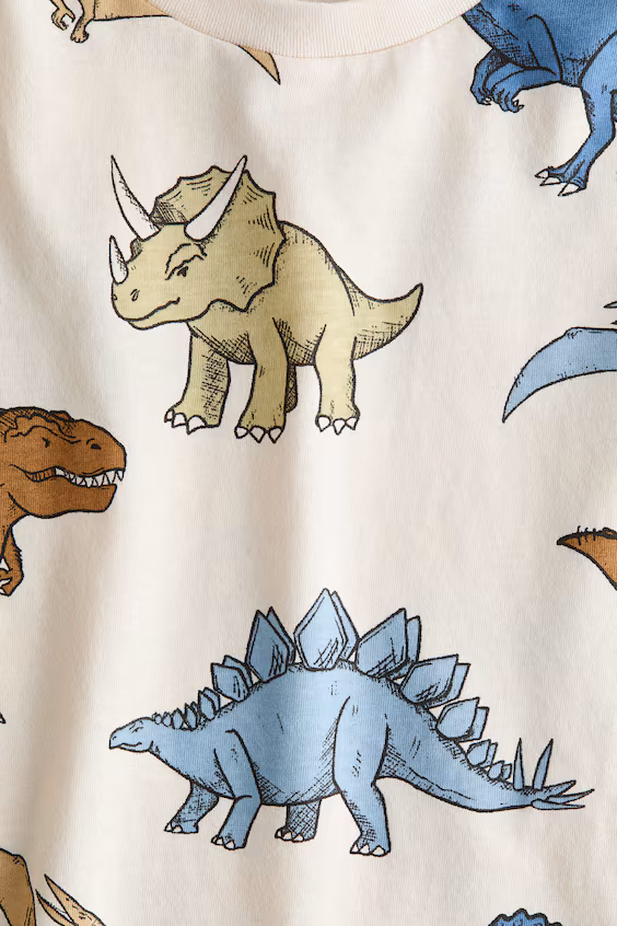 Футболка из хлопка с принтом