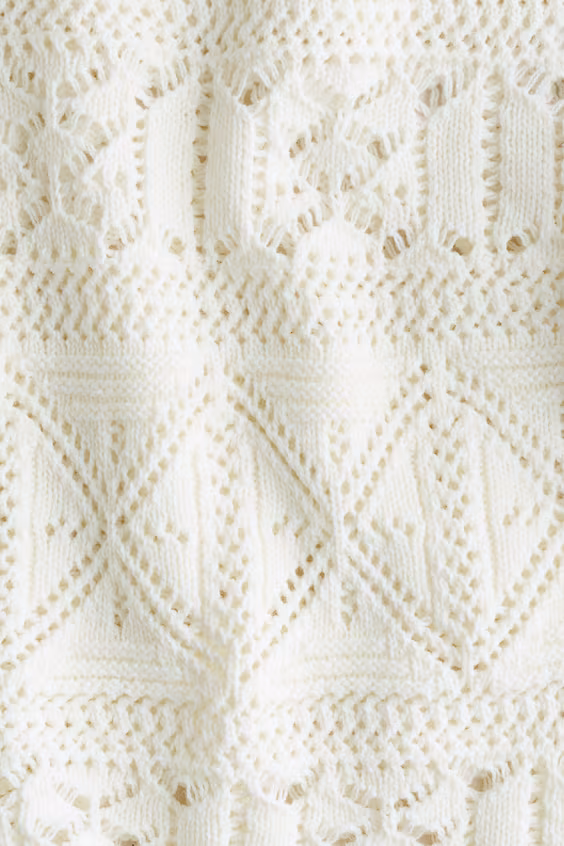 Свитер в стиле крючка h&m