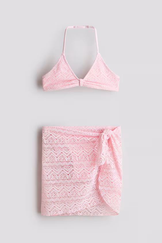 Комплект из 3 купальных костюмов в стиле крючка h&m