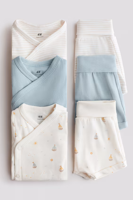 Комплект из 6 предметов из джерси