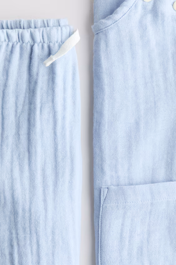 Комплект из 2 предметов из муслина хлопка