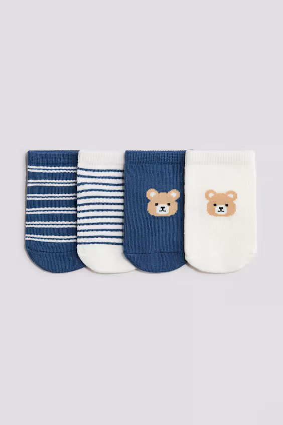 Набор из 4 пар носков без верха