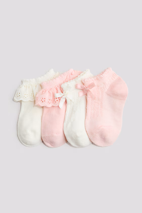 Набор из 4 пар носков без верха