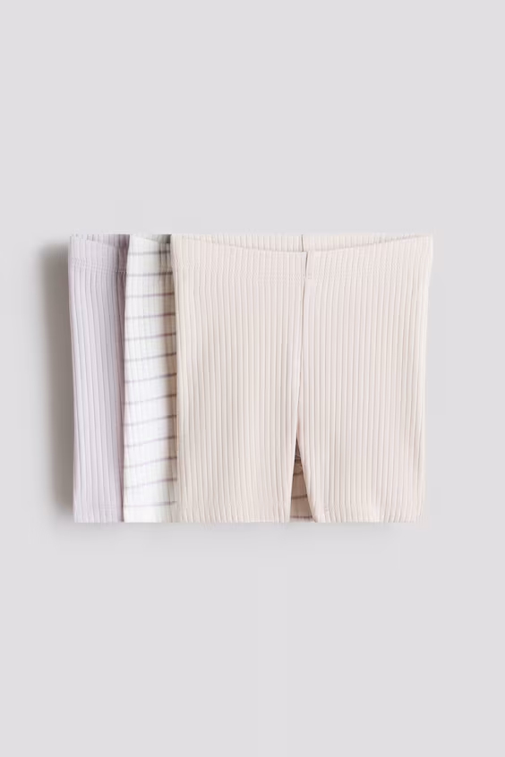 Набор из 3 шортов для велоспорта в рубчик