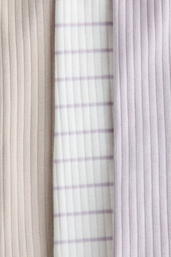 Набор из 3 шортов для велоспорта в рубчик