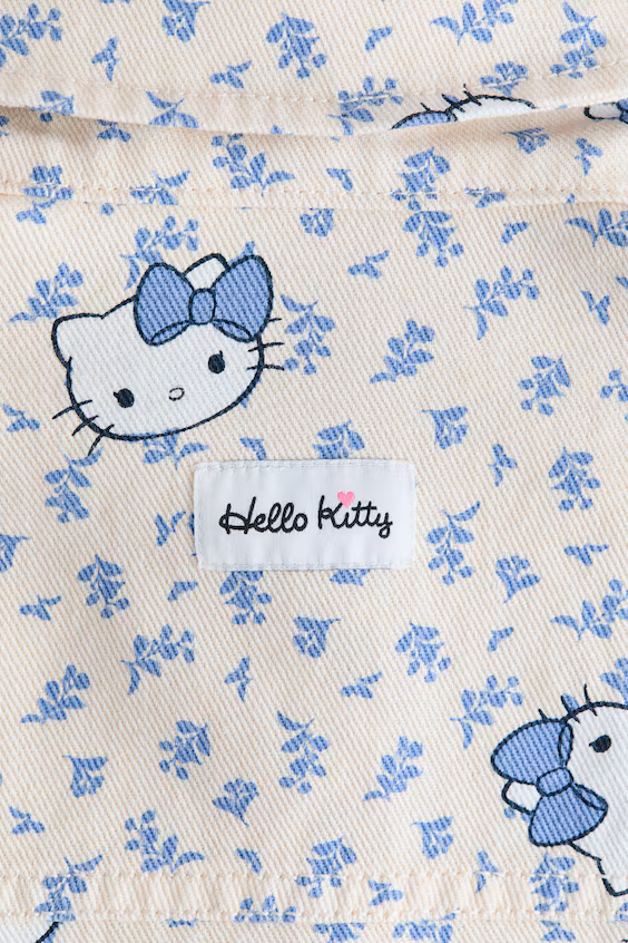 Куртка в клетку из серии hello kitty