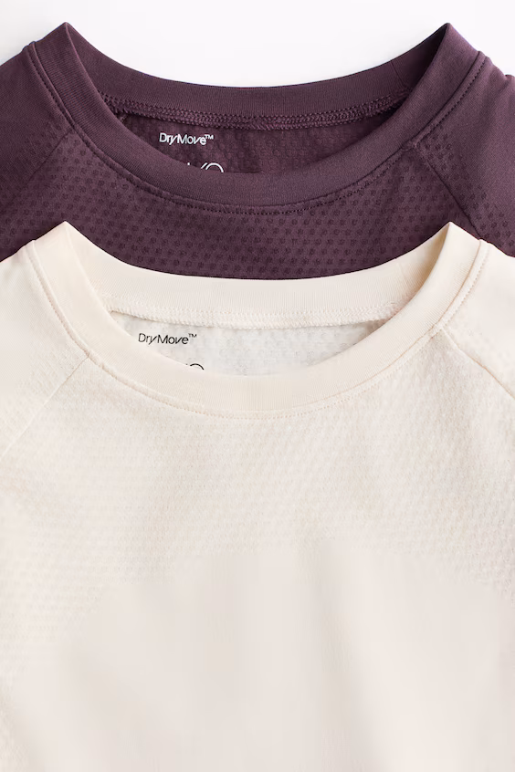 Набор из 2 спортивных свитшотов seamless с технологией drymove™