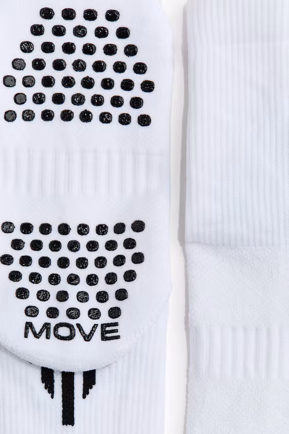 Упаковка из 2 пар футбольных носков с противоскользящей подошвой