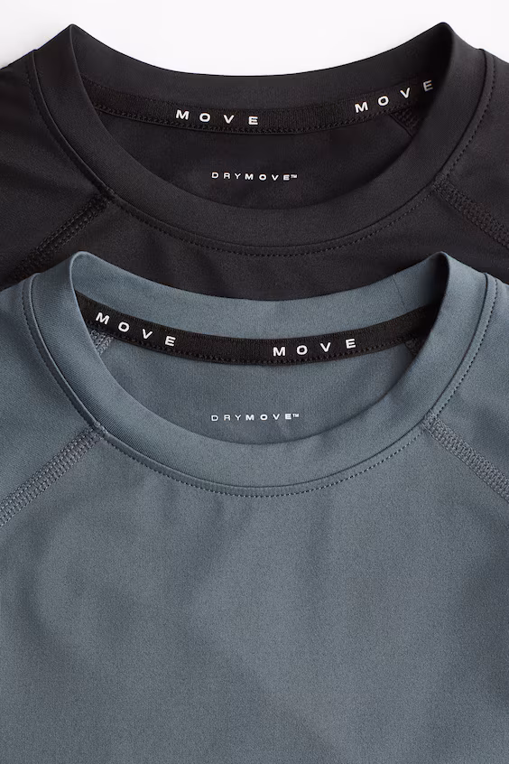 Пакет из 2 майек для занятий спортом slim fit с технологией drymove™