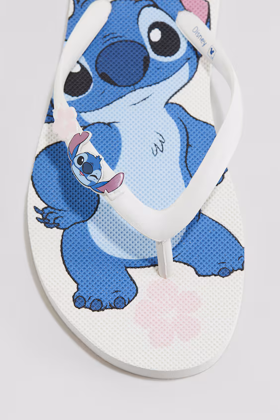 Шлепанцы с принтом