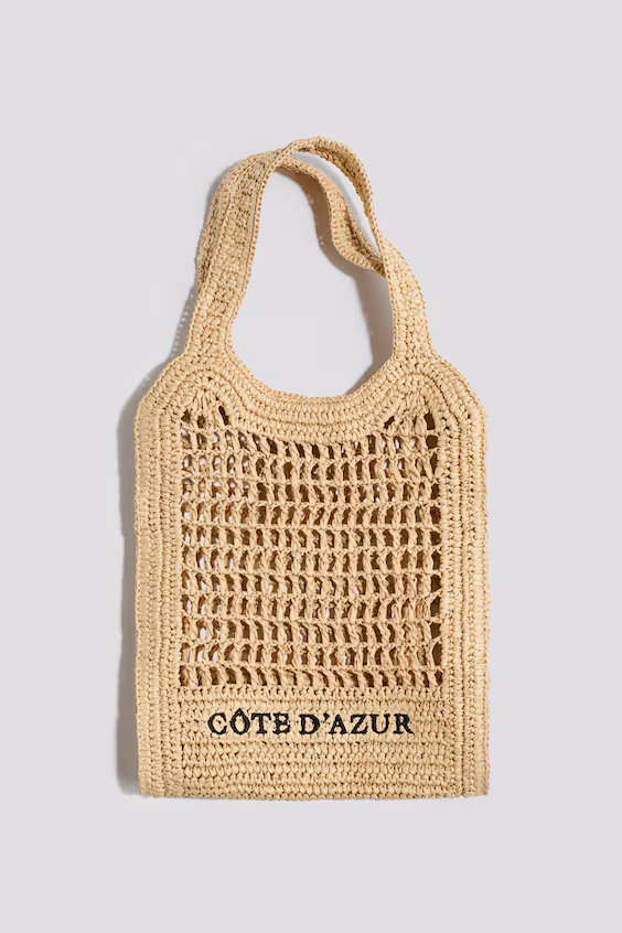 Соломенная сумка