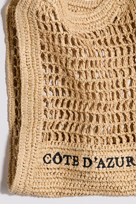 Соломенная сумка