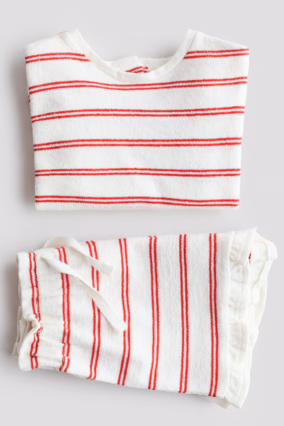 Комплект из 2-х штук с орнаментом из хлопка