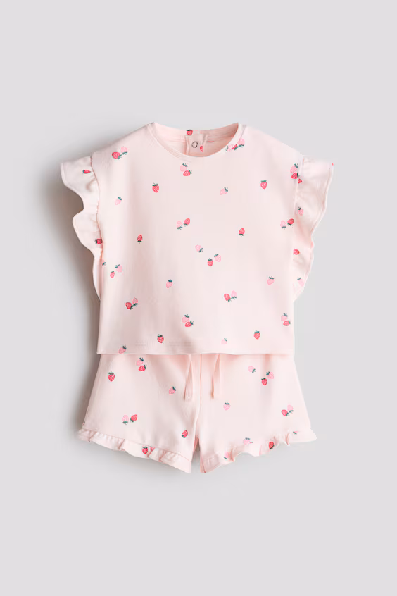 Комплект из 2-х штук с орнаментом из хлопка