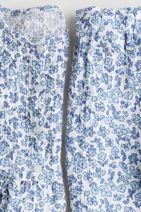 Комплект 2 предмета из ткани с морщинами