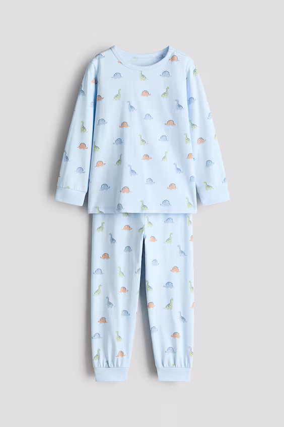 Пижама из хлопка с принтом