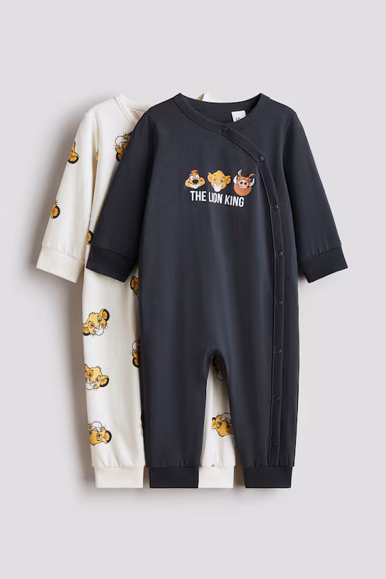 Пакет из 2 пижам в принт