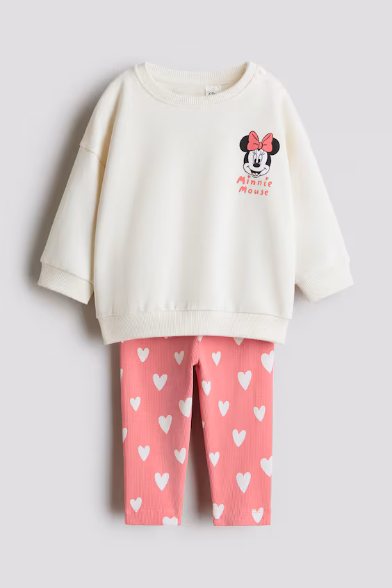 Комплект с толстовкой и леггинсы