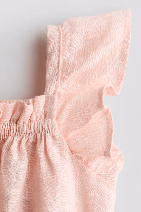 Льняной комбинезон