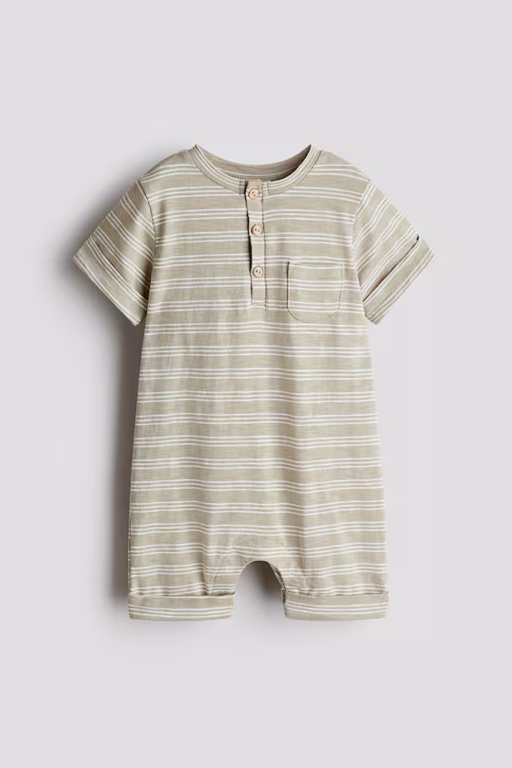 Комбинезон в хлопковом принте