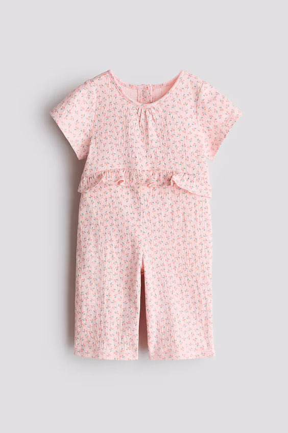 Комбинезон из морщинистой ткани