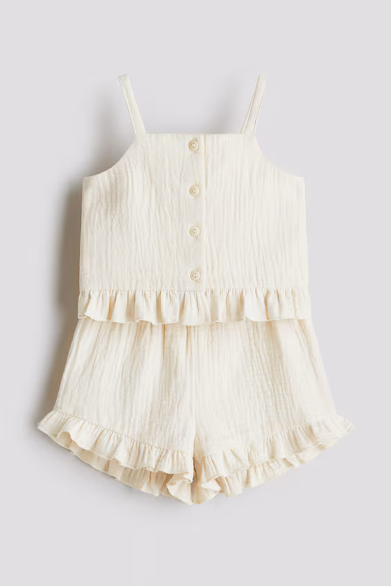 Комплект из 2 предметов из муслинового хлопка