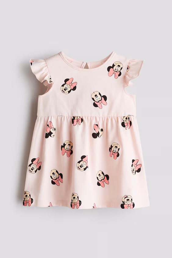 Платье из хлопка с принтом