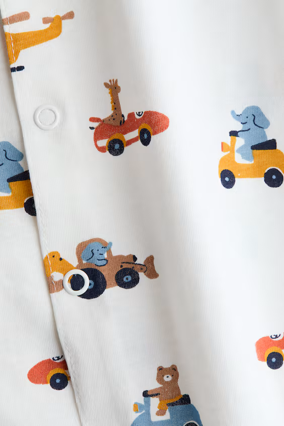 Комбинезон из хлопка короткого покроя