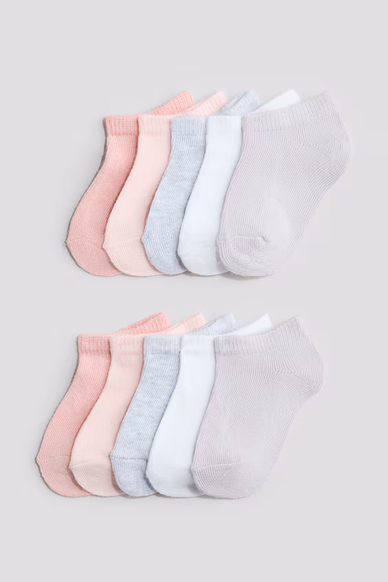 Набор из 10 пар носков без манжет