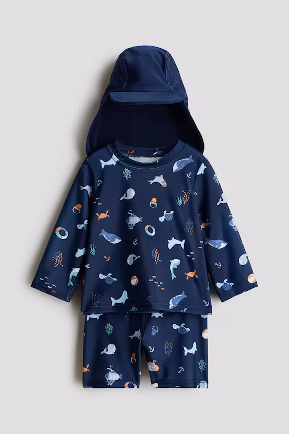 Купальный костюм с защитой от солнца upf 50