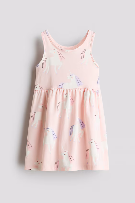 Платье из хлопка с принтом