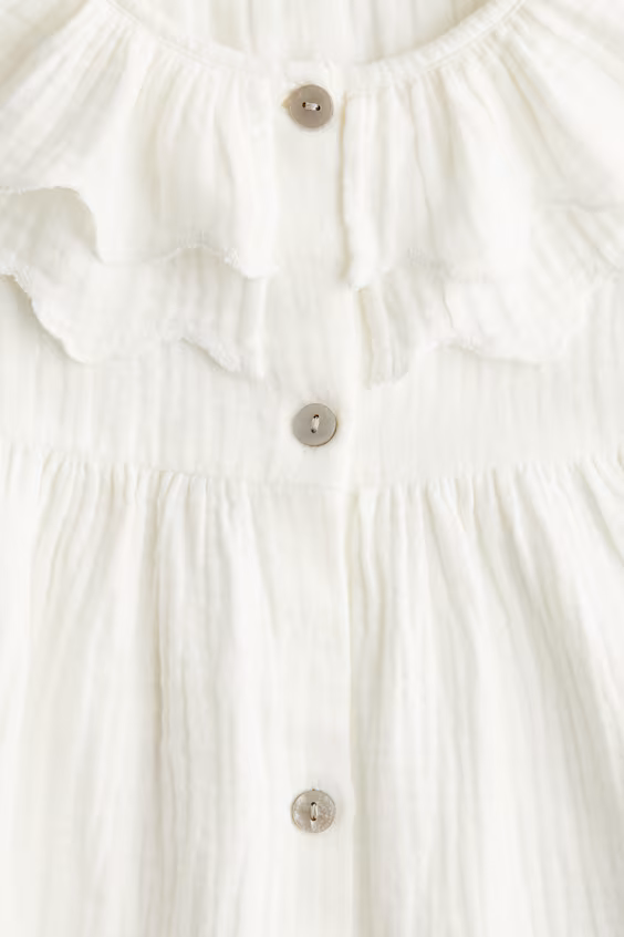 Платье из хлопковой муселина