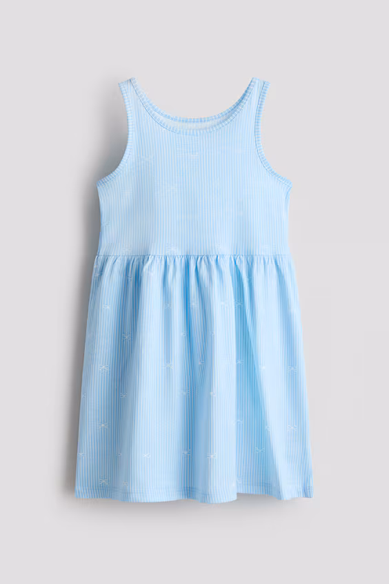 Платье из хлопка с принтом