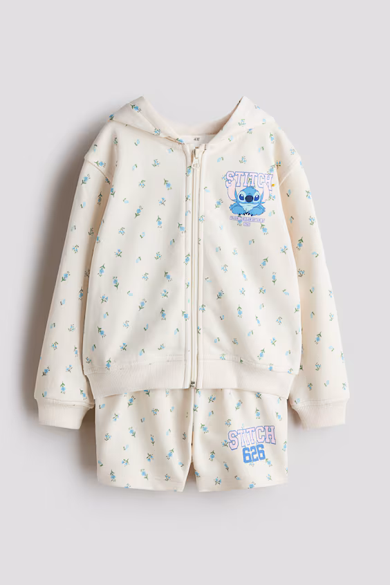 Набор из 2 предметов из принтованного мольтона